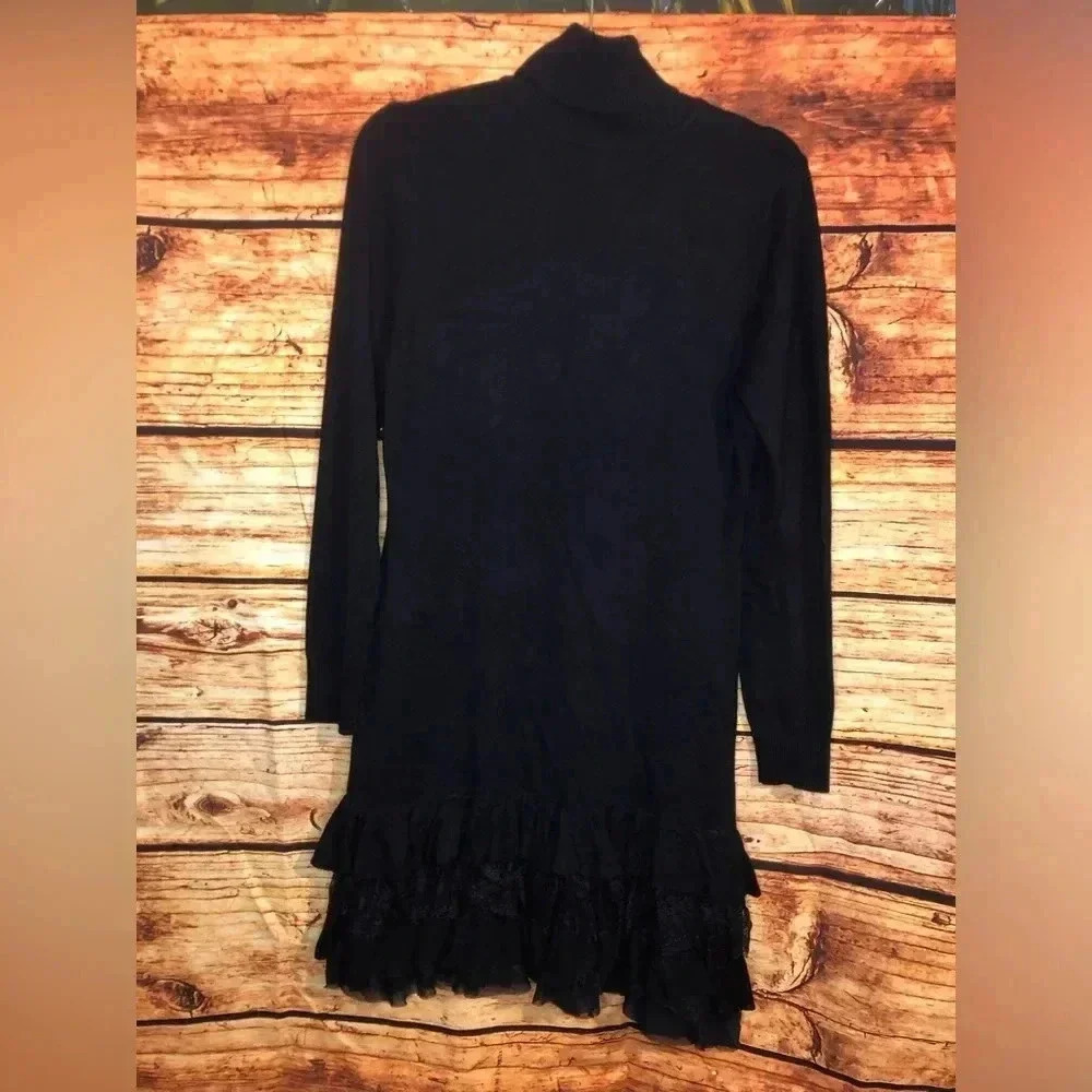 Navy Blue Long sleeve Dress - Picture 16 of 16